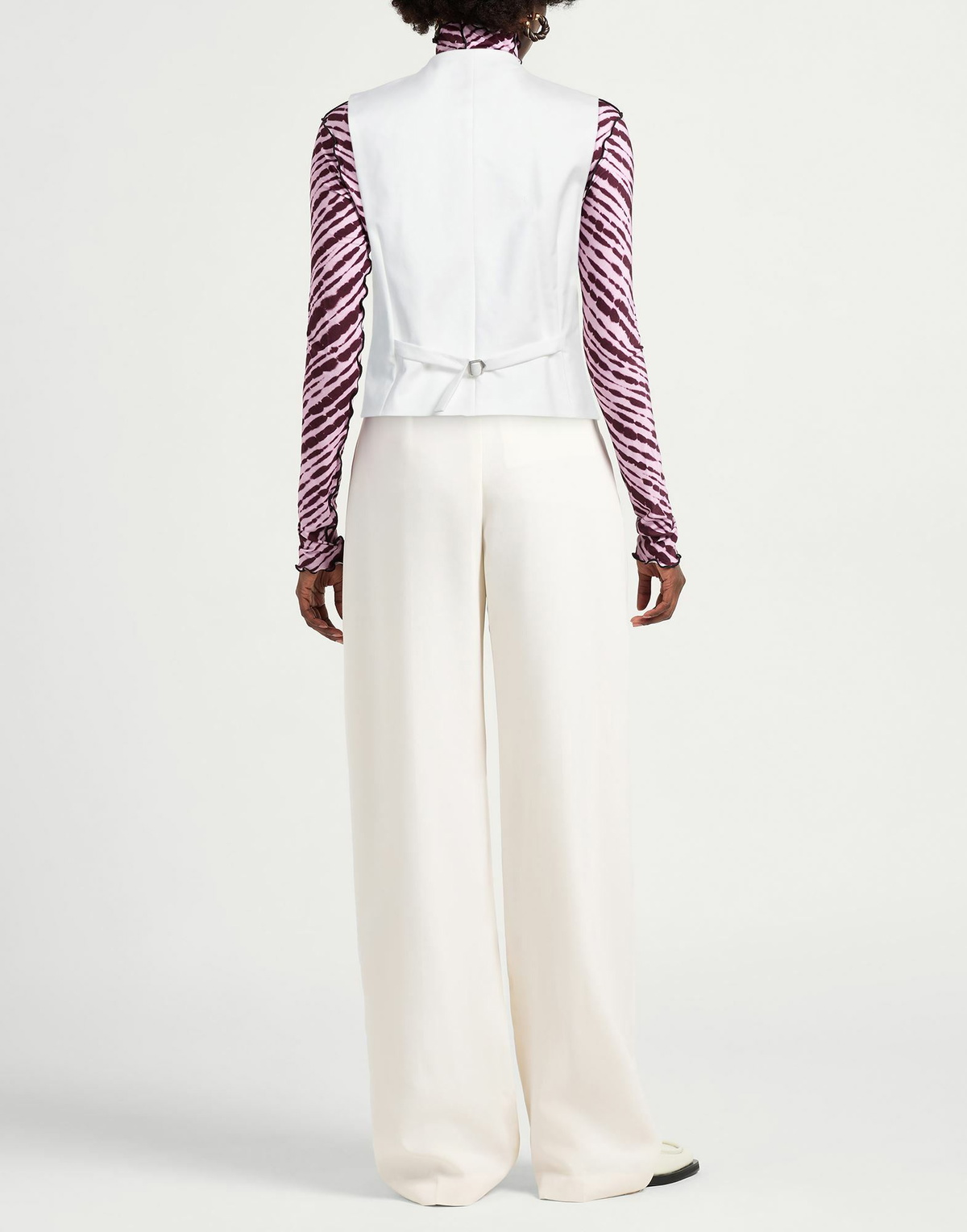 Tod's Womens Tailored Vest in White