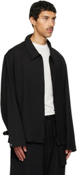 Y-3 Black Wool Tailored Blouson Jacket