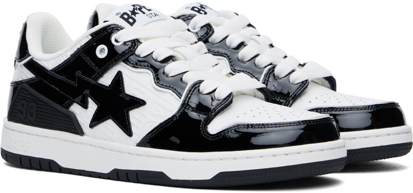 BAPE Black & White Sk8 Sta #5 M2 Sneakers