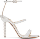 Sophia Webster Silver Rosalind Heeled Sandals
