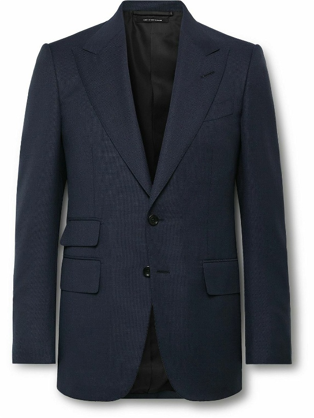 Photo: TOM FORD - Shelton Wool Suit Jacket - Blue