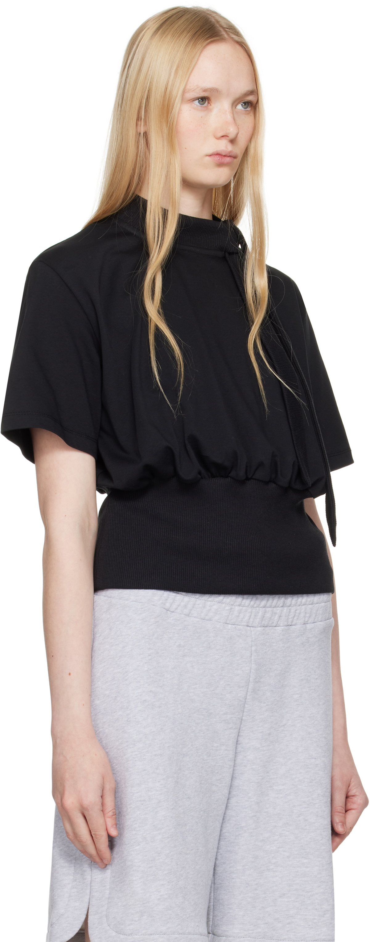 FIDAN NOVRUZOVA Black Cleo T-shirt