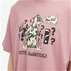 Brain Dead Men's Mystic Awakenings T-Shirt in Rose