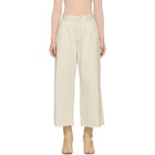 MM6 Maison Martin Margiela Off-White Garment-Dyed Jeans