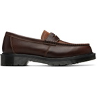 Dr. Martens Brown Penton 'Made In England' Leather Loafers