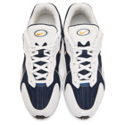 Nike White and Navy Air Zoom Alpha Sneakers