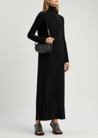 Norma Kamali Roll-neck Stretch-jersey Maxi Dress Black