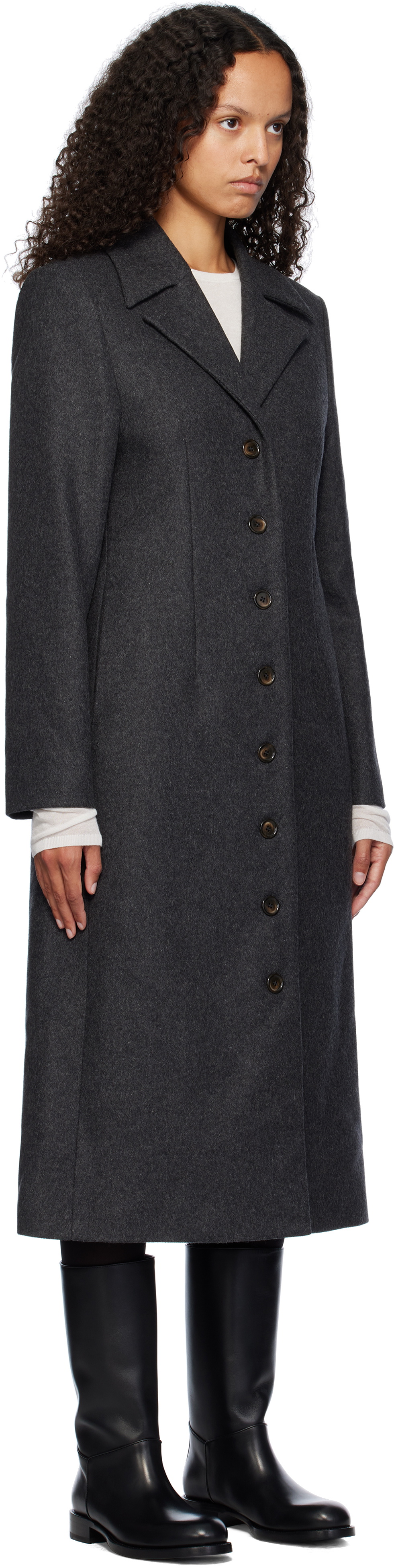 The Garment Gray Manhattan Fitted Coat
