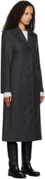 The Garment Gray Manhattan Fitted Coat