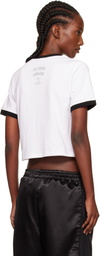 We11done White Poster Ringer T-shirt