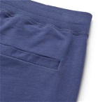FRESCOBOL CARIOCA - Ferreira Tapered Loopback Organic Cotton-Jersey Sweatpants - Blue