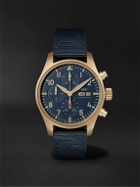 IWC Schaffhausen - Pilot's Automatic Chronograph 41mm Bronze and Textile Watch, Ref. No. IW388109