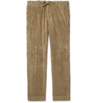 MAN 1924 - Tomi Cotton-Corduroy Drawstring Trousers - Neutrals
