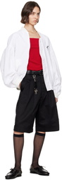 WILLY CHAVARRIA Black Borracho Shorts