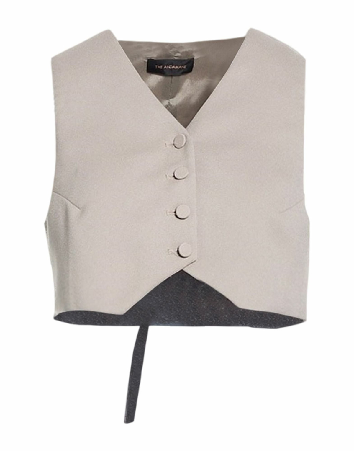 The Andamane Womens Tailored Vest in Grey