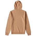 Sporty & Rich Iman Cashmere Hoody in Camel