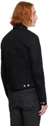 Rick Owens DRKSHDW Black Porterville Button Denim Jacket