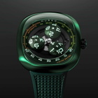 Nubeo Tri-Star Orbit Black Dial Mens Watch NB-6116-0B