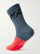 MAAP - Adapt Colour-Block Stretch-Knit Socks - Blue