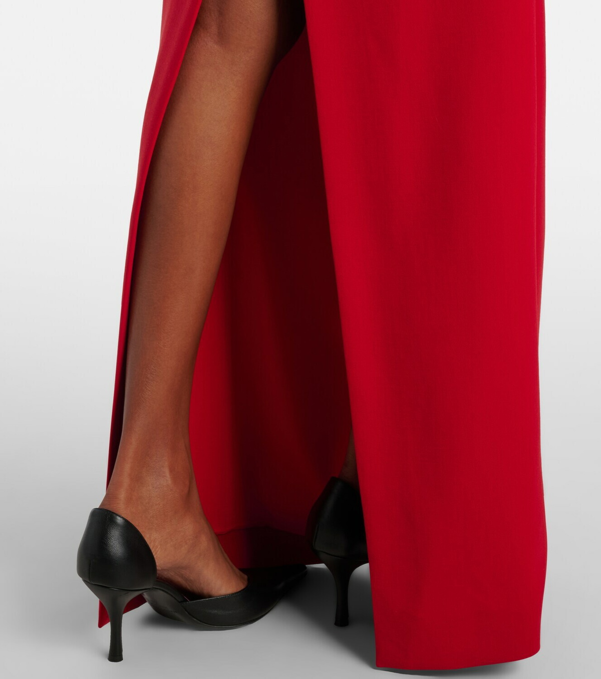 Magda Butrym Wool-blend bustier gown