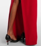 Magda Butrym Wool-blend bustier gown