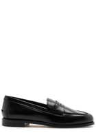 Aeyde Oscar 25 Leather Loafers Black