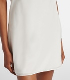 Posse Darya embroidered cotton and silk minidress