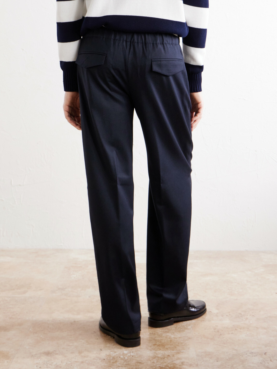 Lardini - Straight-Leg Woven Trousers - Blue