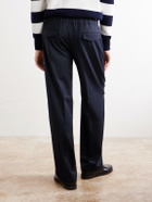 Lardini - Straight-Leg Woven Trousers - Blue