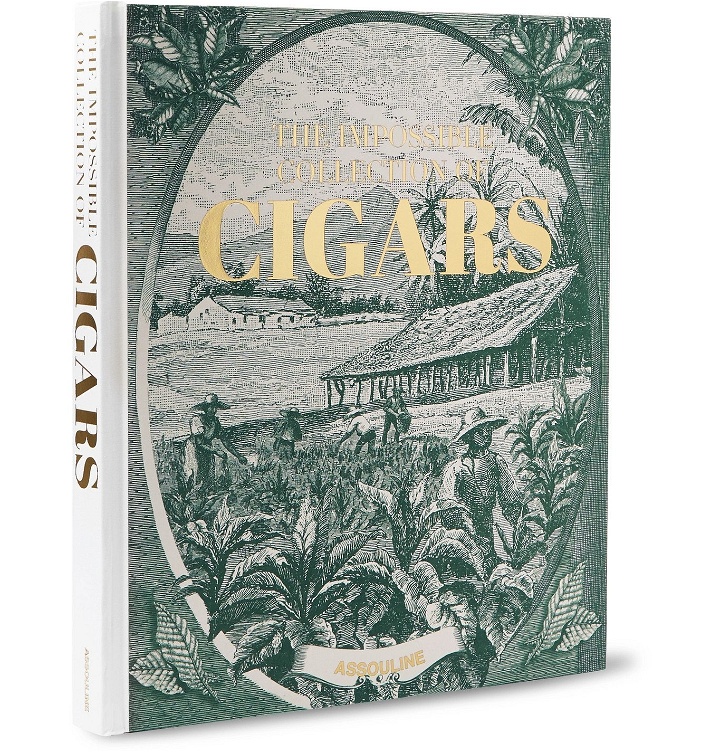 Photo: Assouline - The Impossible Collection of Cigars Hardcover Book Box Set - Blue