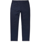 NN07 - Foss Tapered Pinstriped Flannel Trousers - Blue