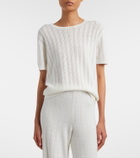Lisa Yang Suyin pointelle cotton and cashmere sweater