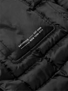 Saturdays NYC - Momo Logo-Print Quilted Shell Hooded Jacket - Black