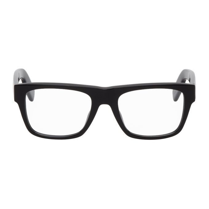 Photo: Kenzo Black Logo Rectangular Glasses