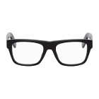 Kenzo Black Logo Rectangular Glasses