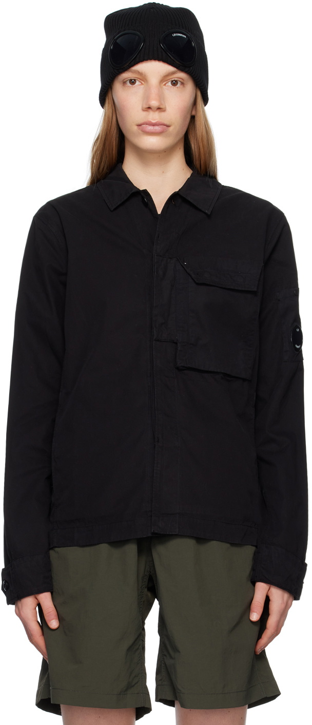 C.P. Company Black Emerized Jacket