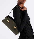 Ferragamo Hug East-West Small leather shoulder bag