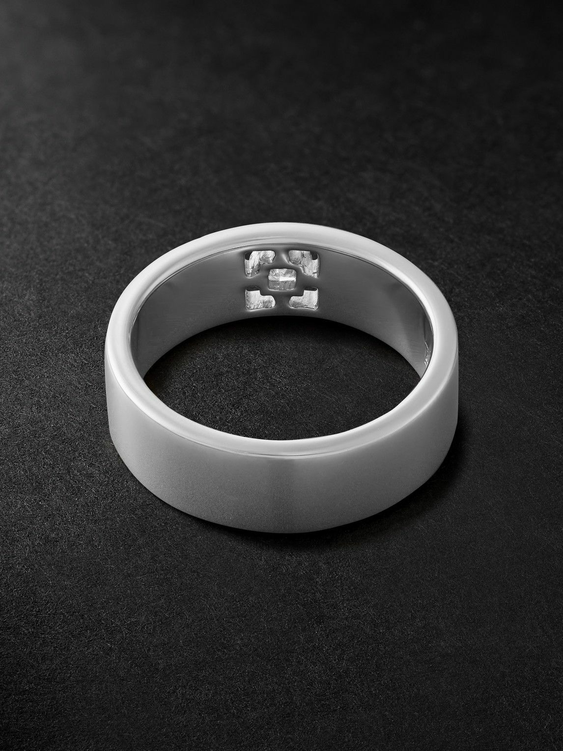 Suzanne Kalan - White Gold Diamond Ring - Silver