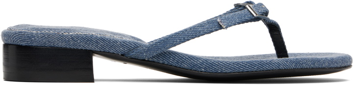 Photo: Paloma Wool Blue Mica Sandals