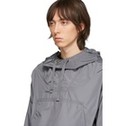 Beams Plus Grey Hooded Pullover Jacket