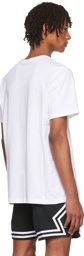 Nike Jordan White Cotton T-Shirt