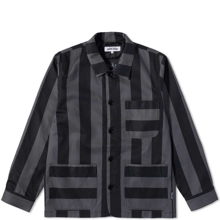 Photo: Fucking Awesome Filigree Striped Chore Jacket