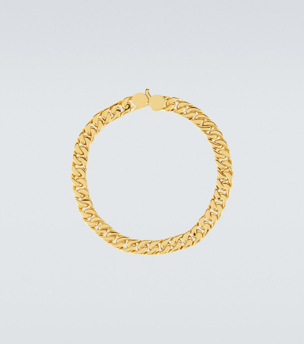 Tom Wood Curb 7 9kt gold-plated bracelet Tom Wood