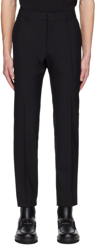 Photo: Valentino Black Creased Trousers