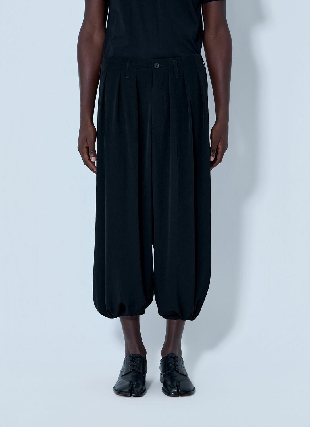 Yohji Yamamoto Pleated Drop-Crotch Trousers