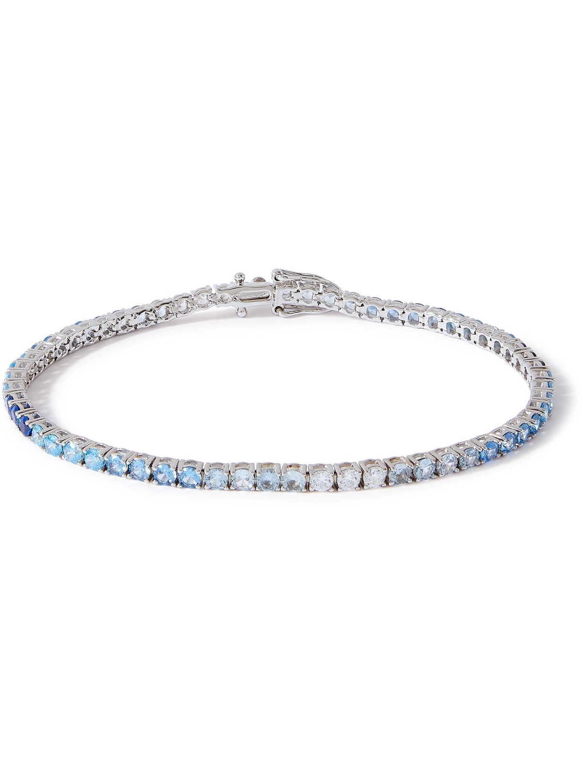 Hatton Labs - Sterling Silver Crystal Tennis Bracelet - Silver