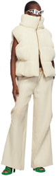 Stanley Raffington SSENSE Exclusive Off-White & Beige Trousers