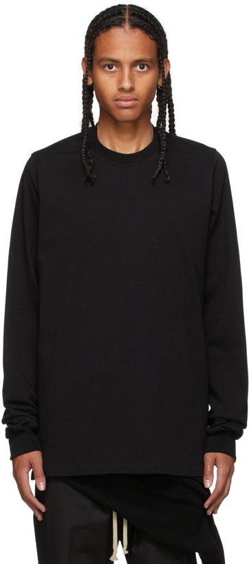 Photo: Rick Owens Black Short Crewneck Sweatshirt