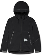 AND WANDER - Schoeller 3XDRY Hooded Jacket - Black