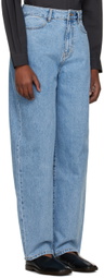 AMOMENTO Blue Faded Jeans